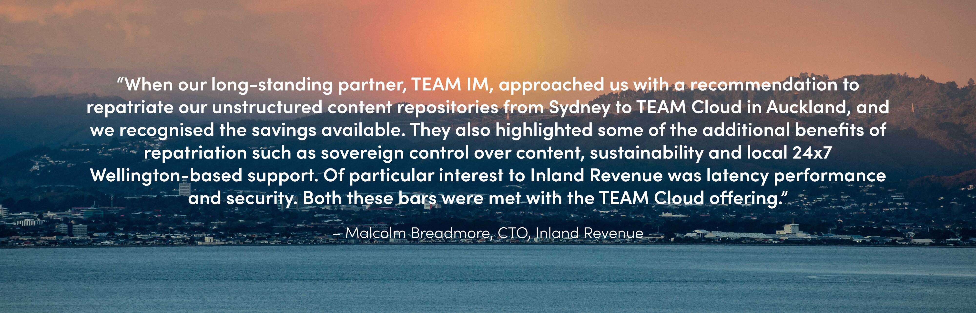Inland Revenue Case Study